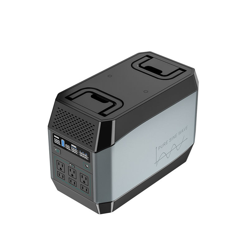 1000w Rechargeable Portable Power Station Lifepo4 Battery Solar Storage For Camping
