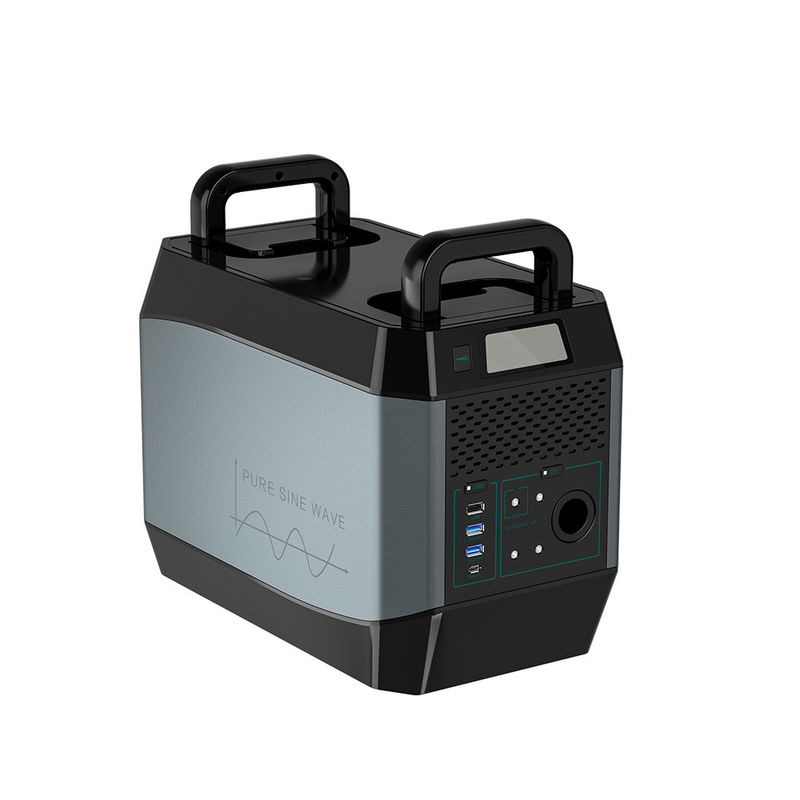 1000w Rechargeable Portable Power Station Lifepo4 Battery Solar Storage For Camping