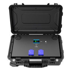 Rechargeable MPPT Outdoor Portable Power Station 2400W Portable Solar Power Generator