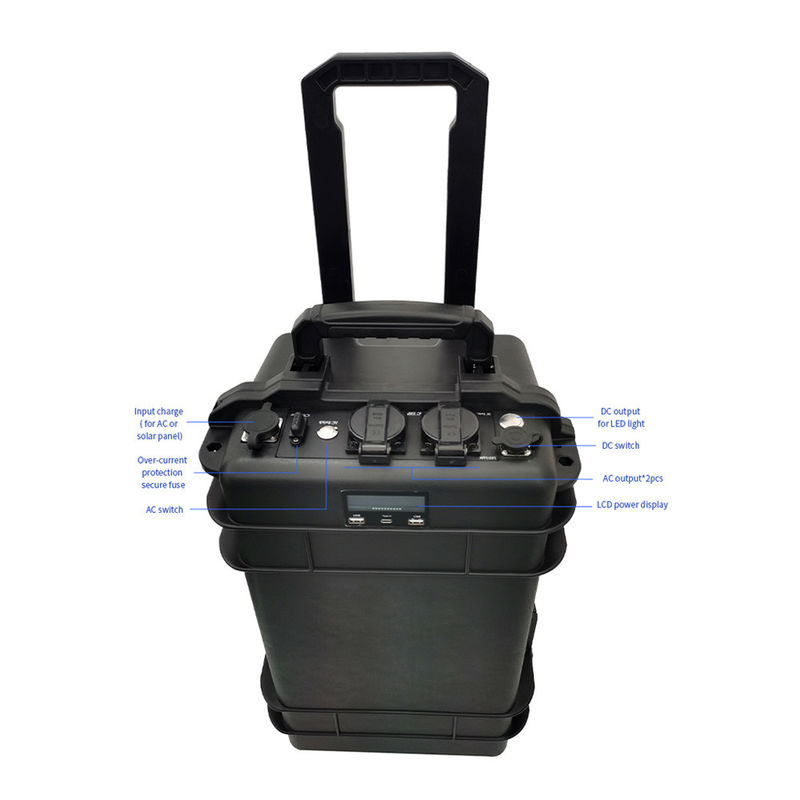3000w Portable Backup Power Station Pure Sine Wave For Solar Energy Storage