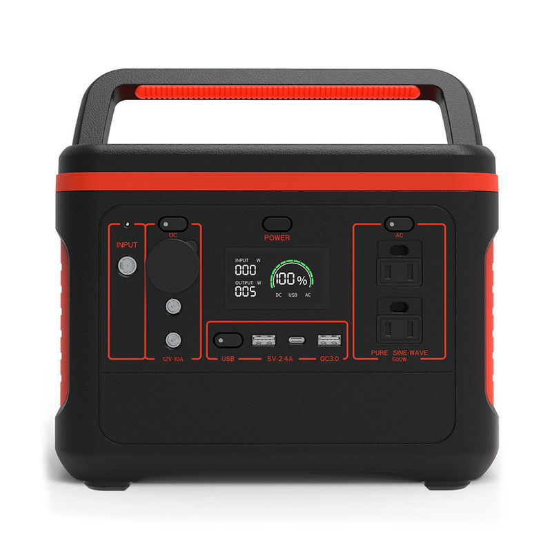 22.2V Rechargeable Portable Power Station 568Wh Lifepo4 Solar Station For Camping