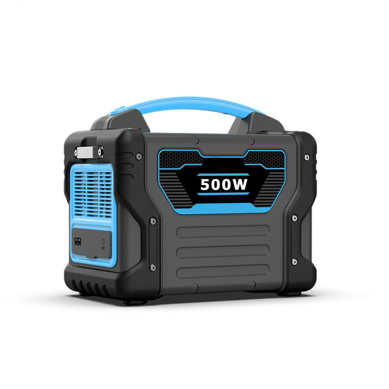 500w Rechargeable Portable Power Station Lightweight Pure Sine Wave 110v MPPT For Camping