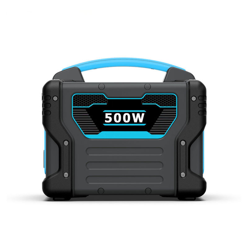 500w Rechargeable Portable Power Station Lightweight Pure Sine Wave 110v MPPT For Camping