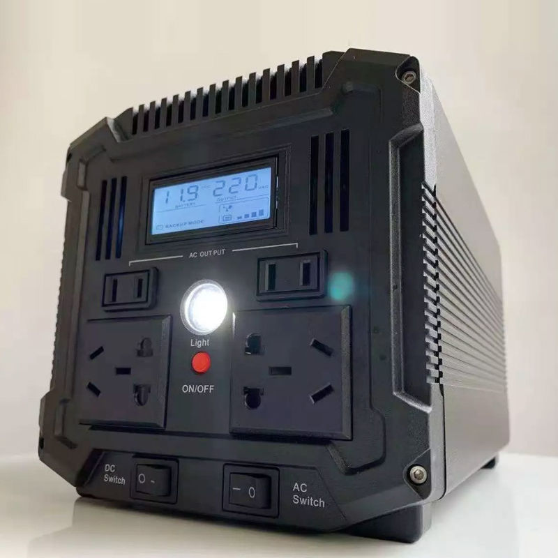 Lifepo4 Portable Generator Power Station DC AC 12v 45ah Lithium Iron Phosphate UPS Solar Energy