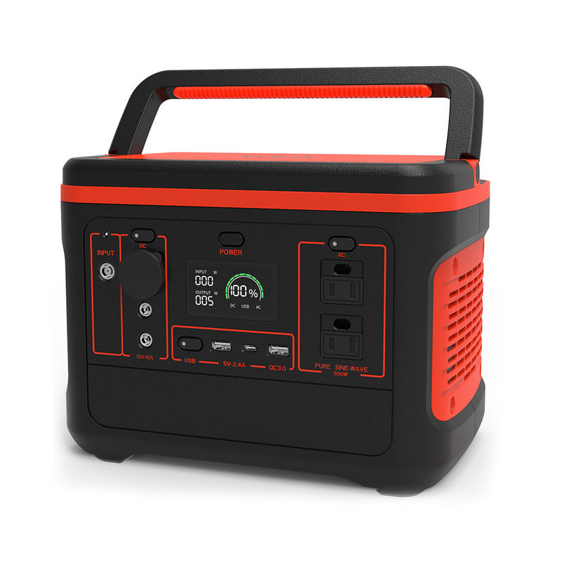 22.2V Rechargeable Portable Power Station 568Wh Lifepo4 Solar Station For Camping