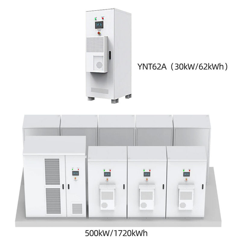 High Capacity Energy Storage Cabinet For Solar Battery Storage Built-In BMS