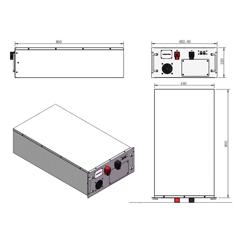 Commercial Energy Storage System 100KW 215KWH CE Standards Compliance And EU On Grid Certification