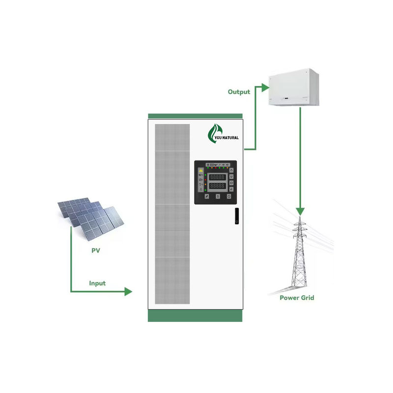 High-Capacity Energy Storage Cabinet 30kW 55kWh Outdoor Battery Cabinet Energy Management System