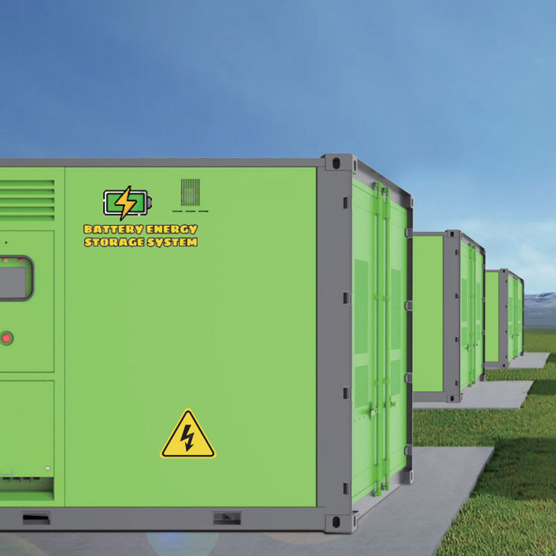 Diesel Generator And Lithium Battery Energy Storage System All In One Outdoor Battery Cabinet