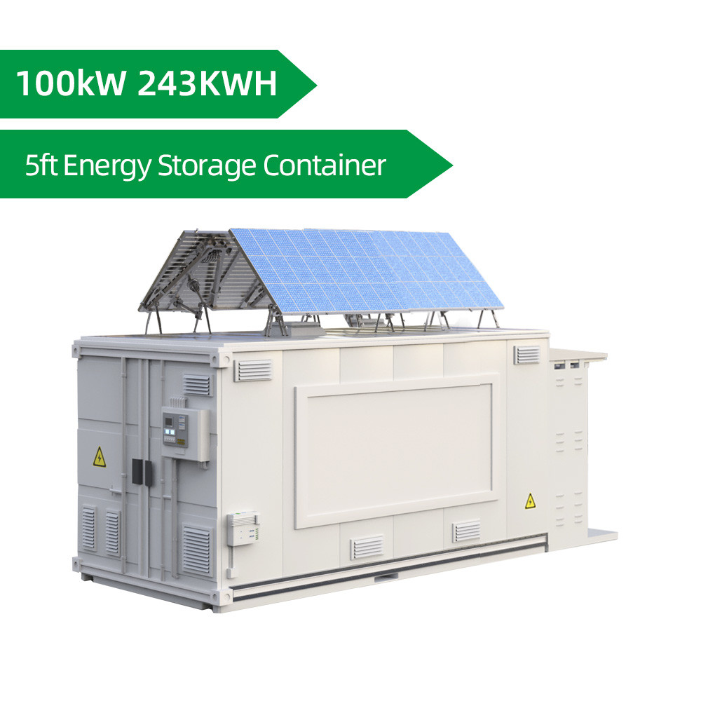 YouNatural 5ft Energy Storage Container 100KW Lithium Ion Battery ...